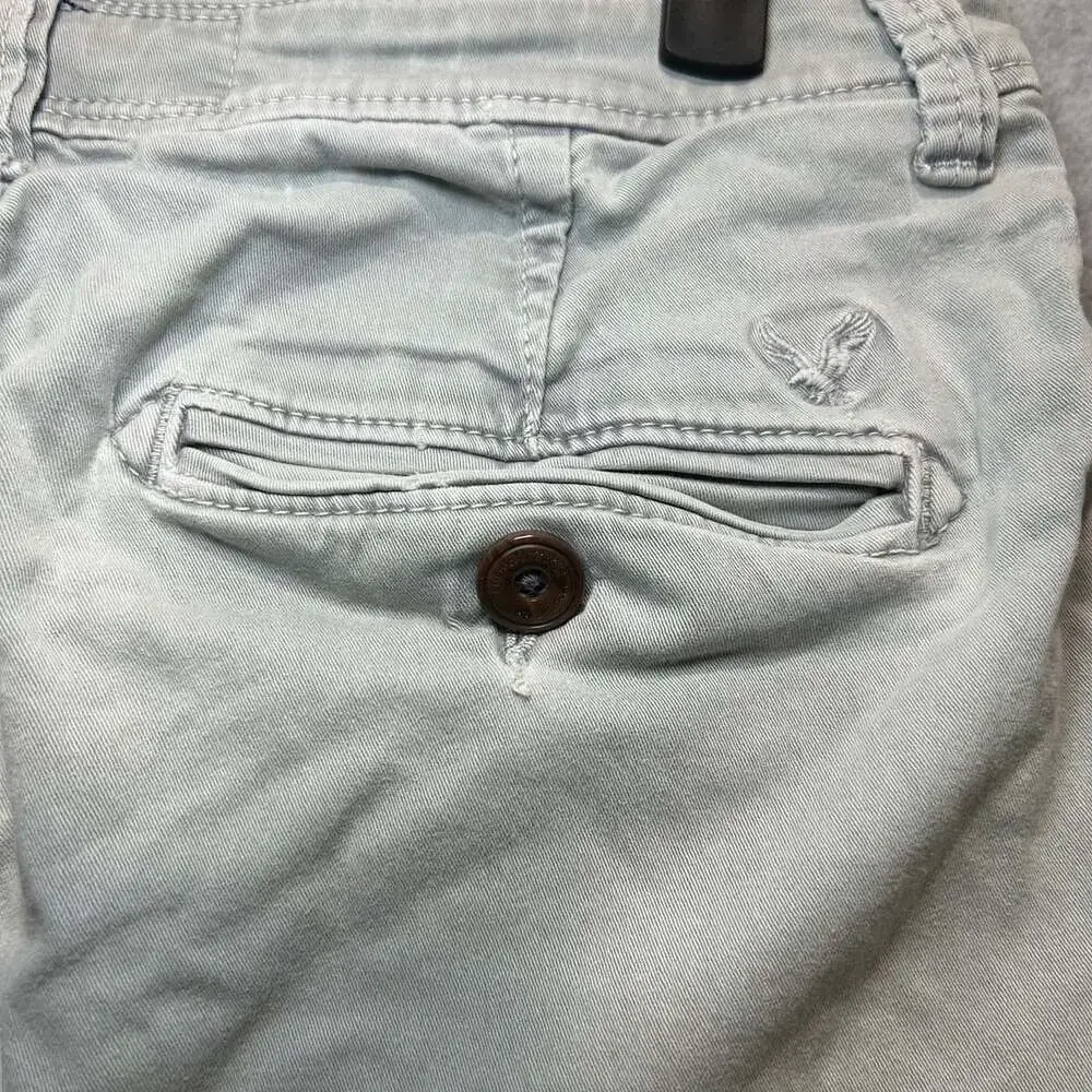 American Eagle Outfitters Light Gray Active Flex Shorts, Size 30